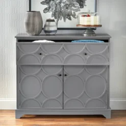 Dawson Circle Front Buffet Cabinet Charcoal Gray - Buylateral -Buylateral GUEST e79ae17d afd5 4dcc af64 bf941c3a96c3