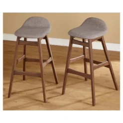 Set Of 2 30" Mid-Century Modern Barstools - Buylateral -Buylateral GUEST ed9f0681 d832 4a48 a8c1 2802ee1e7eb4