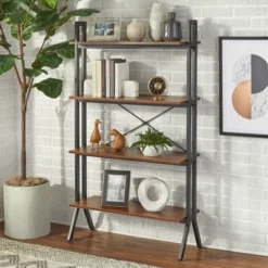 Connection 4-Tier Bookshelf - Buylateral -Buylateral GUEST ee41a0a2 1244 4431 9fd4 8be0cbdf1022