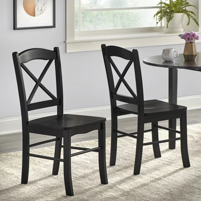 Set Of 2 Tiffany Cross Back Chairs - Buylateral 1 Set Of 2 Tiffany Cross Back Chairs - Buylateral