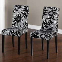 5Pc Elly Sophia Parson Dining Set Gray/Black - Buylateral -Buylateral GUEST f2401253 c3a6 48c1 9bb4 1c4ad6a6497b