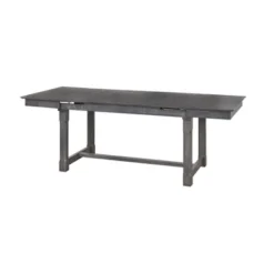Riga Extendable Dining Table Gray - Buylateral -Buylateral GUEST fb823b30 b0ab 4d38 97e2 559fcddbcb7b