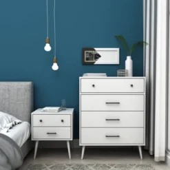 Maylis Nightstand Mellow White - Buylateral -Buylateral GUEST fdd322fe a108 4367 917c 973e3e329ca1